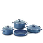 سرویس قابلمه نچسب 7 پارچه طوسی استونا 2864