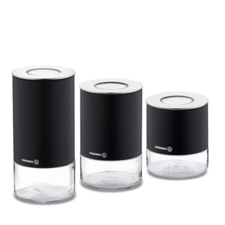 سرویس نگهداری حبوبات 3 پارچه مشکی استورا پلاس کرکماز 5520-3