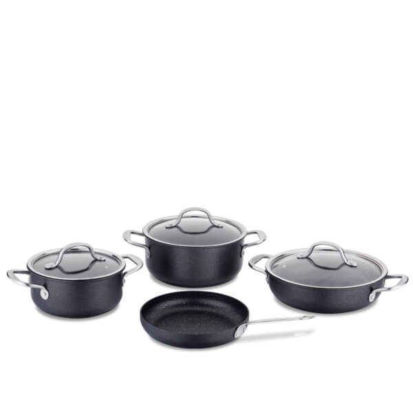 سرویس قابلمه نچسب 7 پارچه مشکی تورا کرکماز 2889