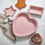 قالب کیک ستاره ای 9 سانتی متر صورتی تورتا کرکماز 766