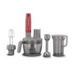 سرویس همزن سر استیل 1300 وات قرمز مولتی ورتکس کرکماز 445-01