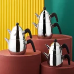 کتری و قوری کوچک 1.5 + 0.65 لیتر پاوراستیل پرو توکیو کاراجا 153.03.07.8772