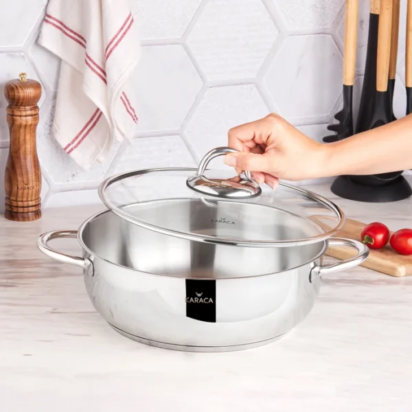 قابلمه 30 سانتی متر استیل چامپ کاراجا 153.03.07.9721