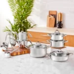 سرویس جهیزیه 15 پارچه استیل گرانادا کاراجا 153.03.08.0214