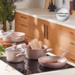 سرویس قابلمه 7 پارچه رز آنتیک بیوگرانیت کاراجا 153.03.08.1153