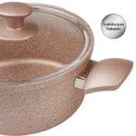 سرویس قابلمه 7 پارچه رز آنتیک بیوگرانیت کاراجا 153.03.08.1153