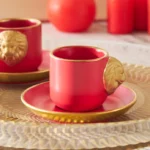 سرویس قهوه خوری 2 نفره قرمز لاین کاراجا 153.03.06.6517