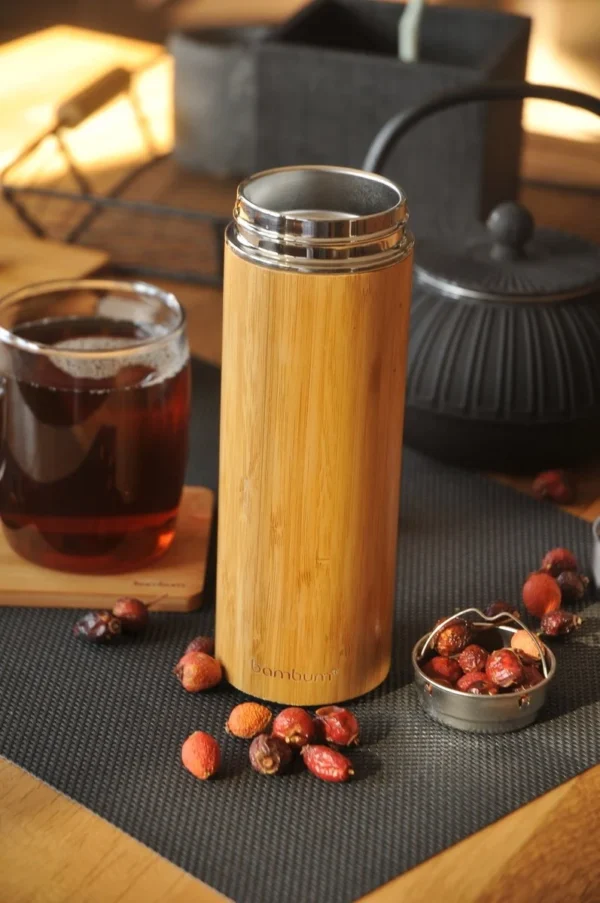 فلاسک 480 میلی لیتر قهوه ای مگنا بامبوم B0041