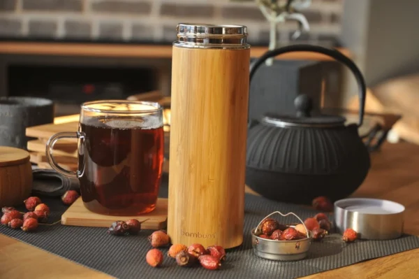 فلاسک 480 میلی لیتر قهوه ای مگنا بامبوم B0041