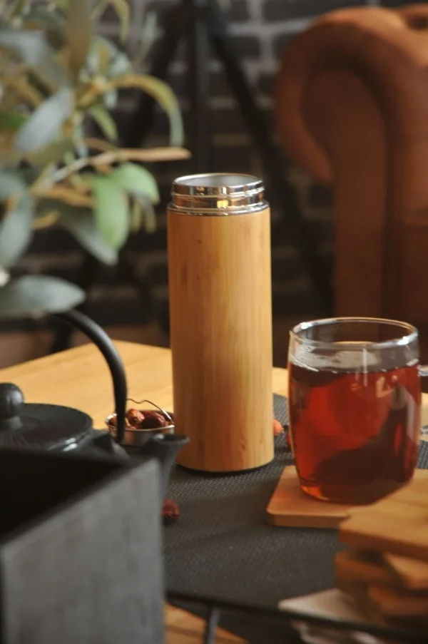 فلاسک 480 میلی لیتر قهوه ای مگنا بامبوم B0041