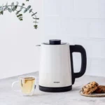 چاي ساز اتوماتیک برقی 1650 وات 0.9 + 1.8 لیتر سفید تی بریک کاراجا 153.03.06.9496