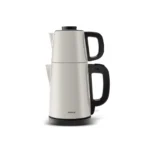 چاي ساز اتوماتیک برقی 1650 وات 0.9 + 1.8 لیتر سفید تی بریک کاراجا 153.03.06.9496