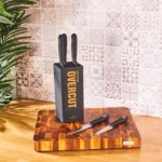 سرویس چاقو 6 پارچه مشکی اوور کات کاراجا 153.03.07.5788 Rabima رابیما