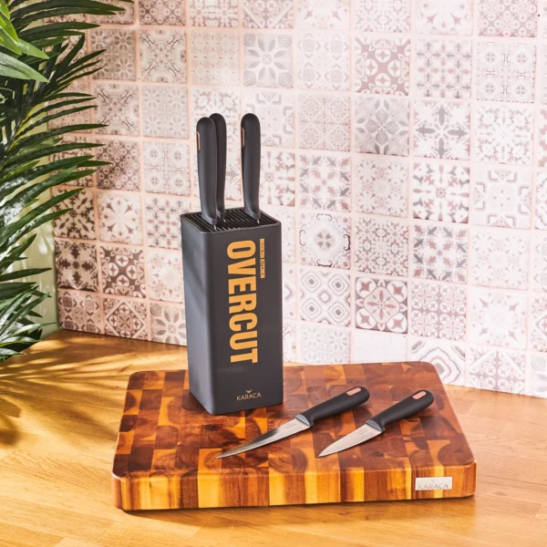 سرویس چاقو 6 پارچه مشکی اوور کات کاراجا 153.03.07.5788 Rabima رابیما