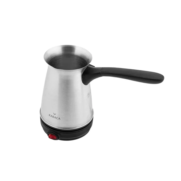 قهوه جوش برقی 800 وات استیل مات چیلیک کاراجا 153.01.06.4835
