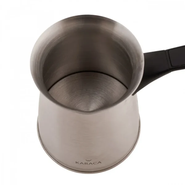قهوه جوش برقی 800 وات استیل مات چیلیک کاراجا 153.01.06.4835