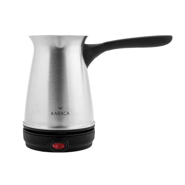 Karaca -8697918710767-Rabima قهوه جوش برقی 800 وات استیل مات چیلیک کاراجا 153.01.06.4835