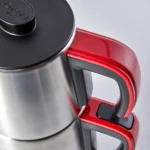 چاي ساز اتوماتیک برقی 1650 وات 0.9 + 1.8 لیتر استیل مات دم کیفی کاراجا 153.01.06.4882