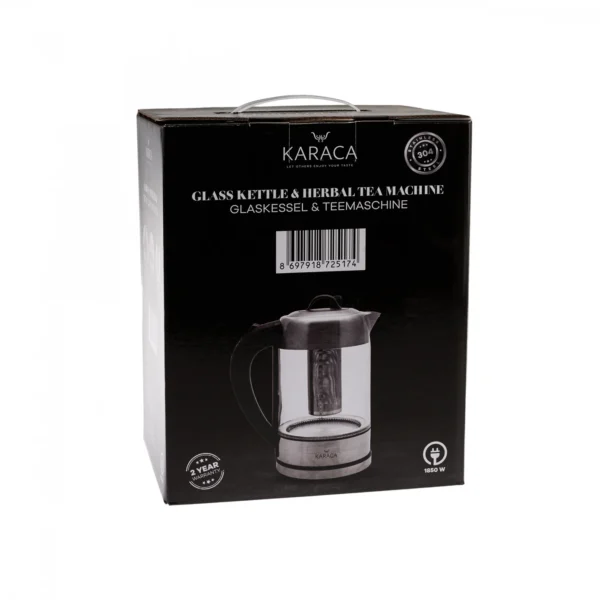 کتری برقی 2200 وات استیل مات هربال کاراجا 153.01.06.4887 Rabima رابیما