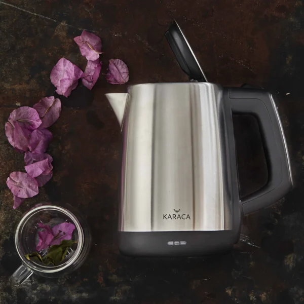کتری برقی 2200 وات استیل مات SUS304 کاراجا 153.01.06.4888 Rabima رابیما