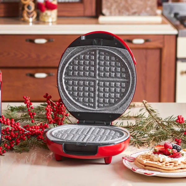 وافل و پنکیک ساز 1000 وات قرمز فاندی کاراجا 153.01.06.4928 Rabima رابیما