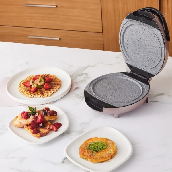 وافل و پنکیک ساز 1000 وات کرم فاندی کاراجا 153.01.06.4930 Rabima رابیما