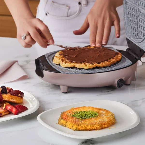 وافل و پنکیک ساز 1000 وات کرم فاندی کاراجا 153.01.06.4930 Rabima رابیما