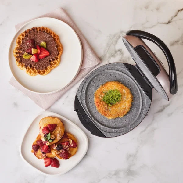 وافل و پنکیک ساز 1000 وات کرم فاندی کاراجا 153.01.06.4930 Rabima رابیما