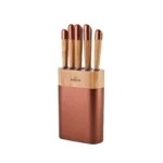 سرویس چاقو 6 پارچه رزگلد ماپل کاراجا 153.03.06.1454 Rabima رابیما