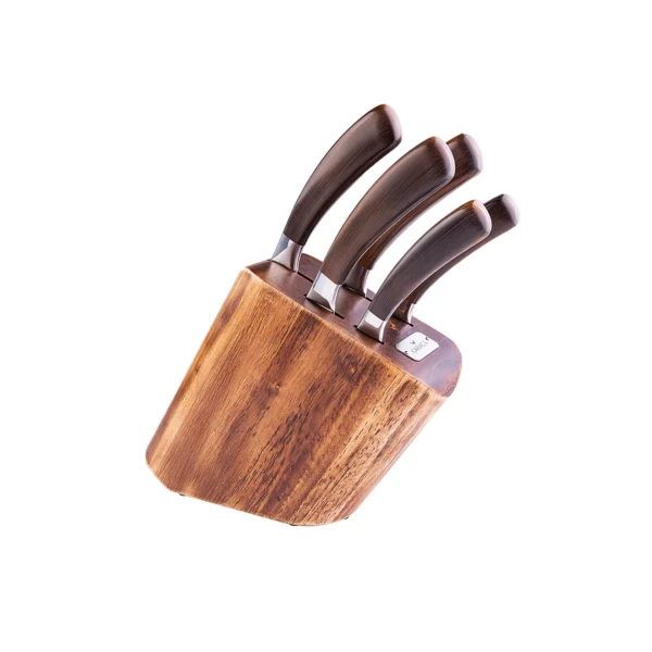 سرویس چاقو 6 پارچه قهوه ای کیلیک کاراجا 153.03.06.1740 Rabima رابیما