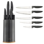 سرویس چاقو 6 پارچه طوسی رترو کاراجا 153.03.06.1743 Rabima رابیما