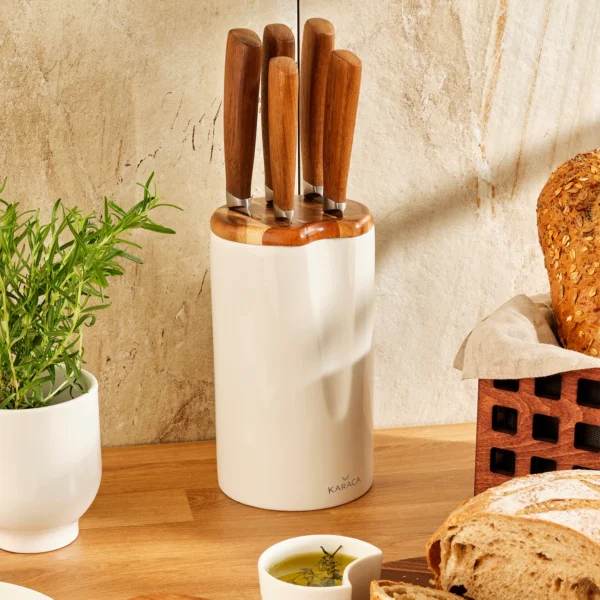 سرویس چاقو 6 پارچه سفید کوگو کاراجا 153.03.06.1798 Rabima رابیما