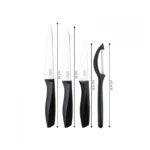 سرویس چاقو 4 پارچه مشکی پیل کاراجا 153.03.06.1805 Rabima رابیما