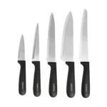 سرویس چاقو 6 پارچه مشکی کین اوور کاراجا 153.03.06.1811 Rabima رابیما