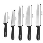 سرویس چاقو 6 پارچه مشکی کین اوور کاراجا 153.03.06.1811 Rabima رابیما