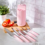 سرویس چاقو 6 پارچه صورتی رترو کاراجا 153.03.06.4758 Rabima رابیما