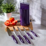 سرویس چاقو 6 پارچه بنفش رترو کاراجا 153.03.06.4761 Rabima رابیما