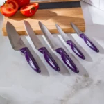 سرویس چاقو 6 پارچه بنفش رترو کاراجا 153.03.06.4761 Rabima رابیما