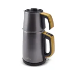 چاي ساز اتوماتیک برقی 1650 وات 0.9 + 1.8 لیتر طوسی رترو آنتراسیت کاراجا 153.03.06.4850