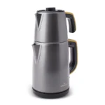 چاي ساز اتوماتیک برقی 1650 وات 0.9 + 1.8 لیتر طوسی رترو آنتراسیت کاراجا 153.03.06.4850