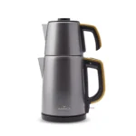 چاي ساز اتوماتیک برقی 1650 وات 0.9 + 1.8 لیتر طوسی رترو آنتراسیت کاراجا 153.03.06.4850