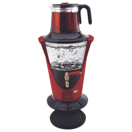 سماور برقی 1500 وات قرمز رترو کاراجا 153.03.06.4913