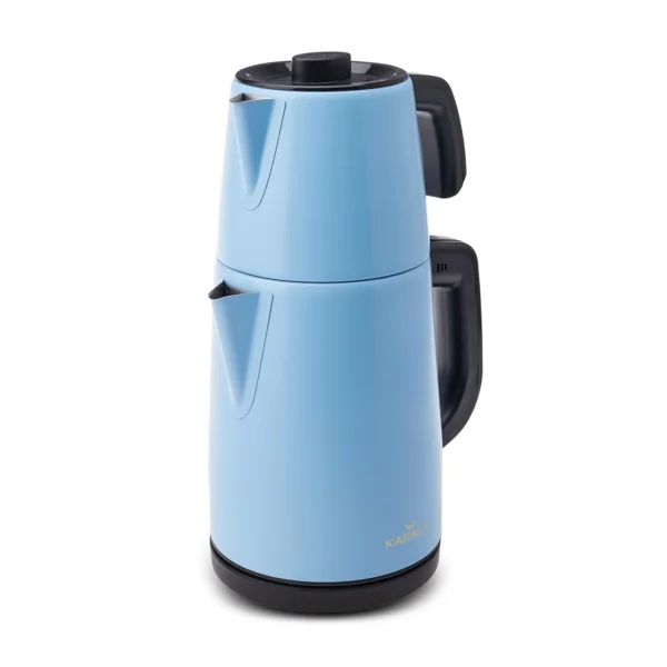 چاي ساز اتوماتیک برقی 1650 وات 0.9 + 1.8 لیتر آبی رترو کاراجا 153.03.06.4914