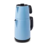 چاي ساز اتوماتیک برقی 1650 وات 0.9 + 1.8 لیتر آبی رترو کاراجا 153.03.06.4914