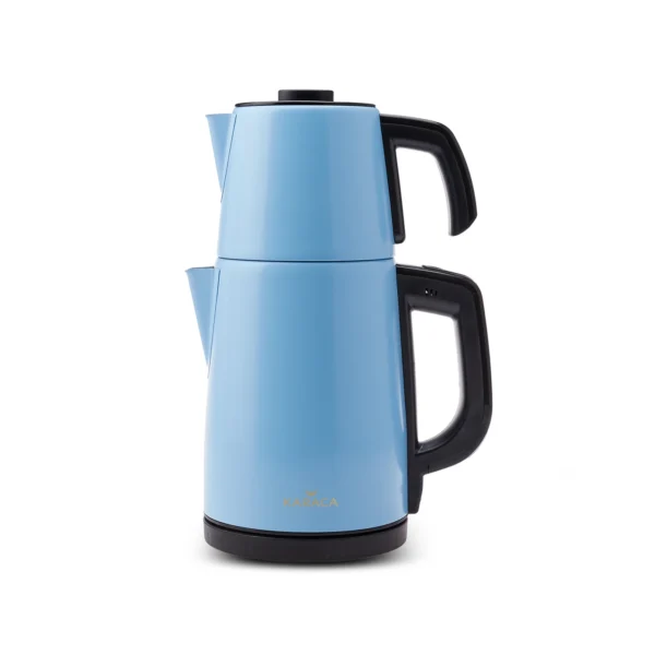 چاي ساز اتوماتیک برقی 1650 وات 0.9 + 1.8 لیتر آبی رترو کاراجا 153.03.06.4914