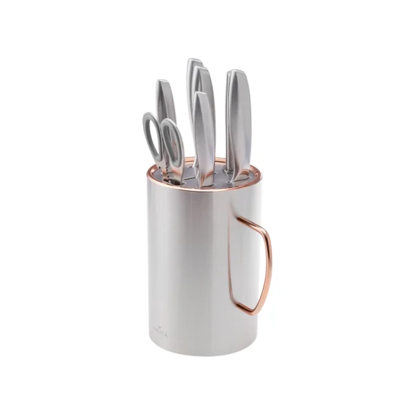 سرویس چاقو 8 پارچه استیل مات میستر کاراجا 153.03.06.5070 Rabima رابیما