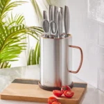 سرویس چاقو 8 پارچه استیل مات میستر کاراجا 153.03.06.5070 Rabima رابیما