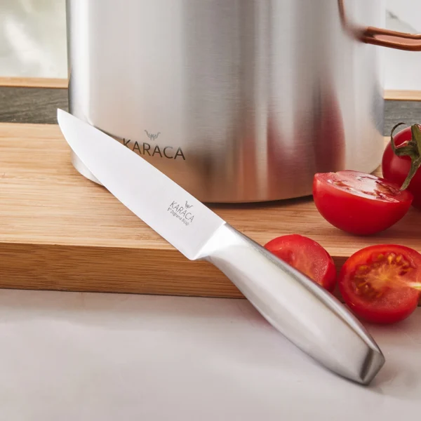 سرویس چاقو 8 پارچه استیل مات میستر کاراجا 153.03.06.5070 Rabima رابیما