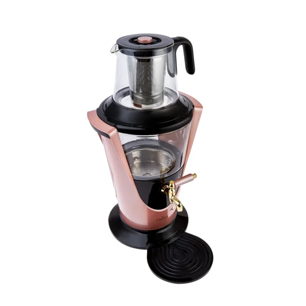 سماور برقی 1500 وات رزگلد رترو کاراجا 153.03.06.5989