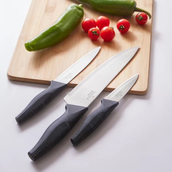 سرویس چاقو 6 پارچه مشکی بیانکو کاراجا 153.03.06.6092 Rabima رابیما